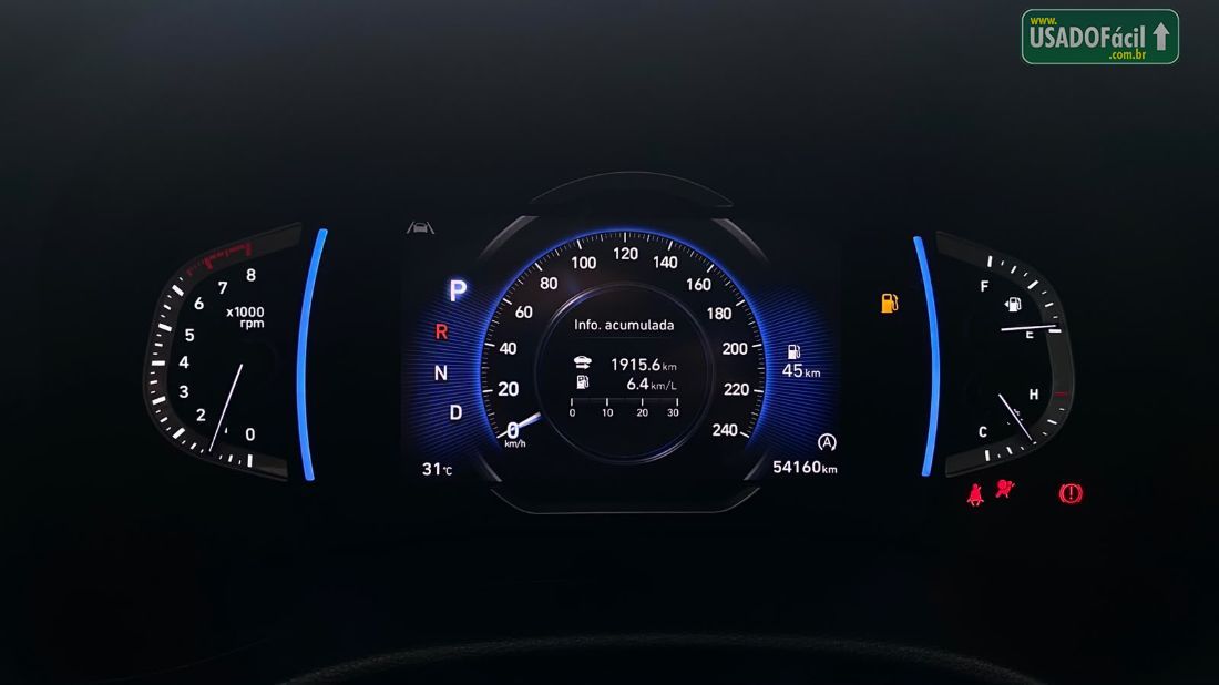 Hyundai Creta Platinum 1.0 Turbo Automático Flex 2024/2025 — foto 13 de 13