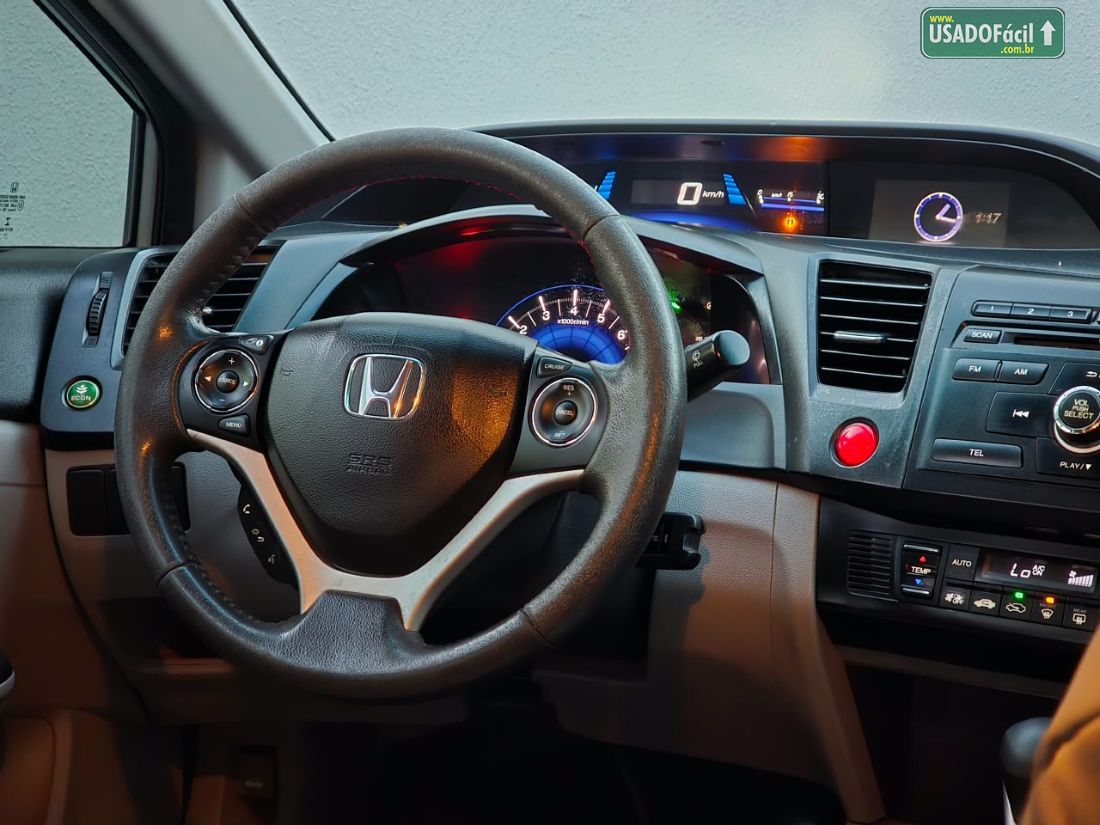 Honda Civic Sedan LXR 2.0 Automático Flexone 2014/2015 — foto 9 de 13