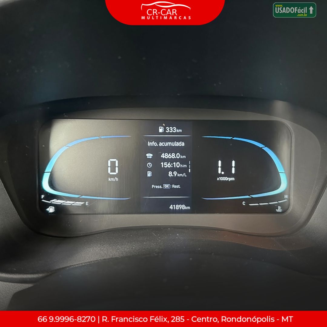 Hyundai HB20 Hatch Limited Plus 1.0 Mecânico Flex 2024/2025 — foto 12 de 14