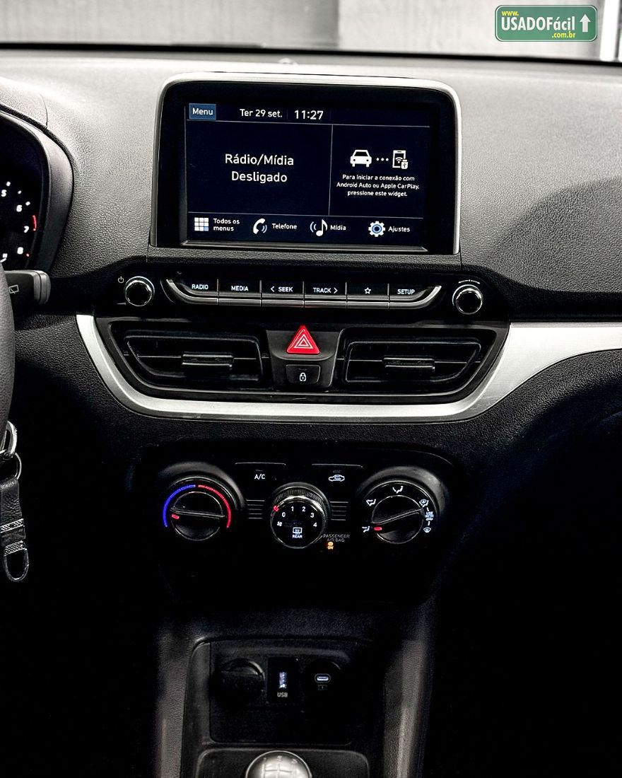Hyundai HB20 Hatch Comfort Plus 1.0 Mecânico Flex 2025/2025 — foto 7 de 12
