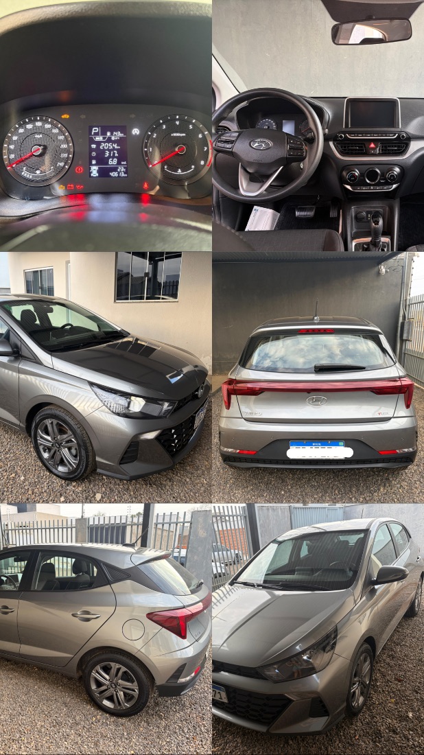 Hyundai HB20 Hatch Comfort Plus 1.0 Turbo Automático Flex 2024/2025 — foto 2 de 7