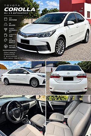 Corolla Gli Upper 1.8 Automático Flex 2017/2018 em Nova Mutum - MT