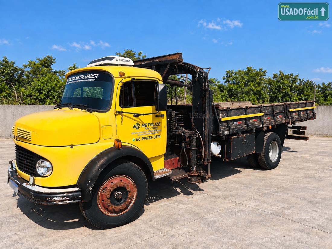 MERCEDES-BENZ Mercedes 1113 com PHD 8000 Munck 1981/1981 — foto 5 de 8