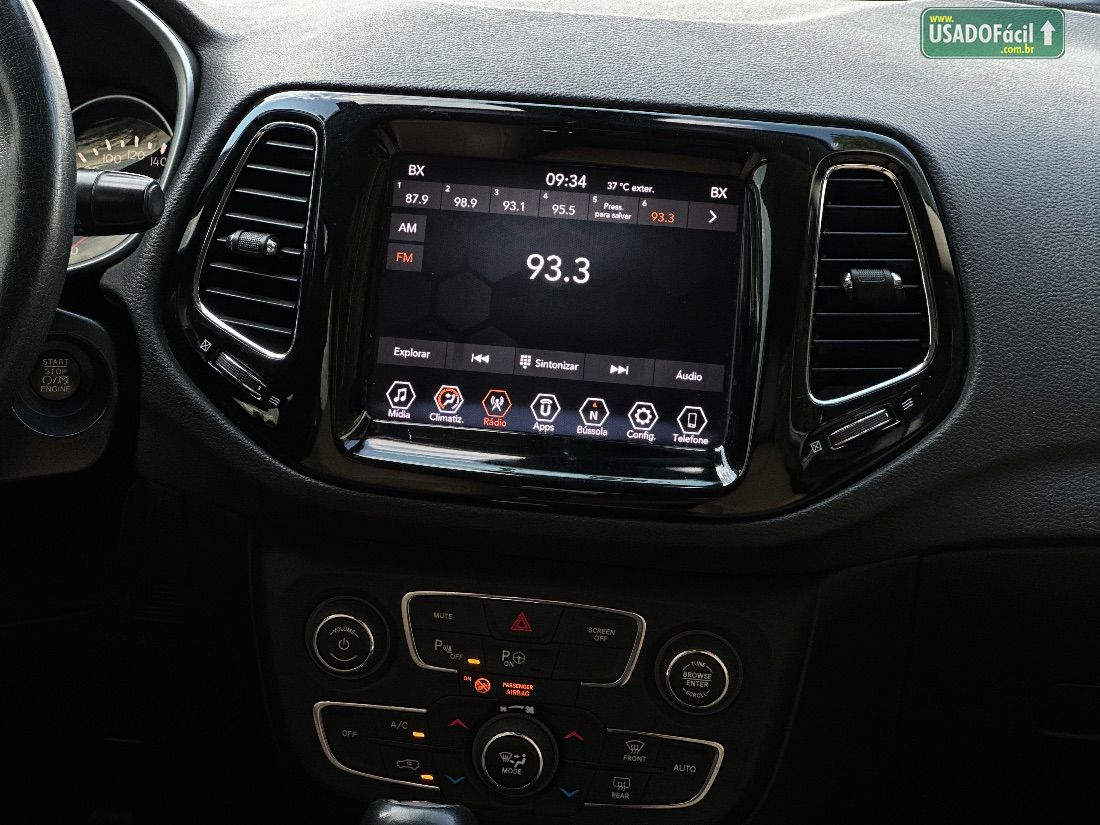 Jeep Compass Limited 2.0 4x2 Automático Flex 2019/2019 — foto 8 de 16