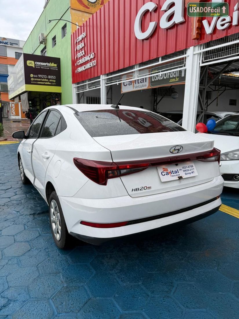 Hyundai HB20S Sedan Comfort 1.0 Mecânico Flex 2023/2024 — foto 10 de 11
