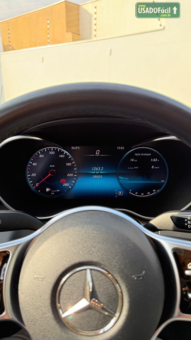 MERCEDES-BENZ Mercedes C-180 CGI Avantgarde 1.6 Turbo Automático Flex 2020/2020 — foto 16 de 17