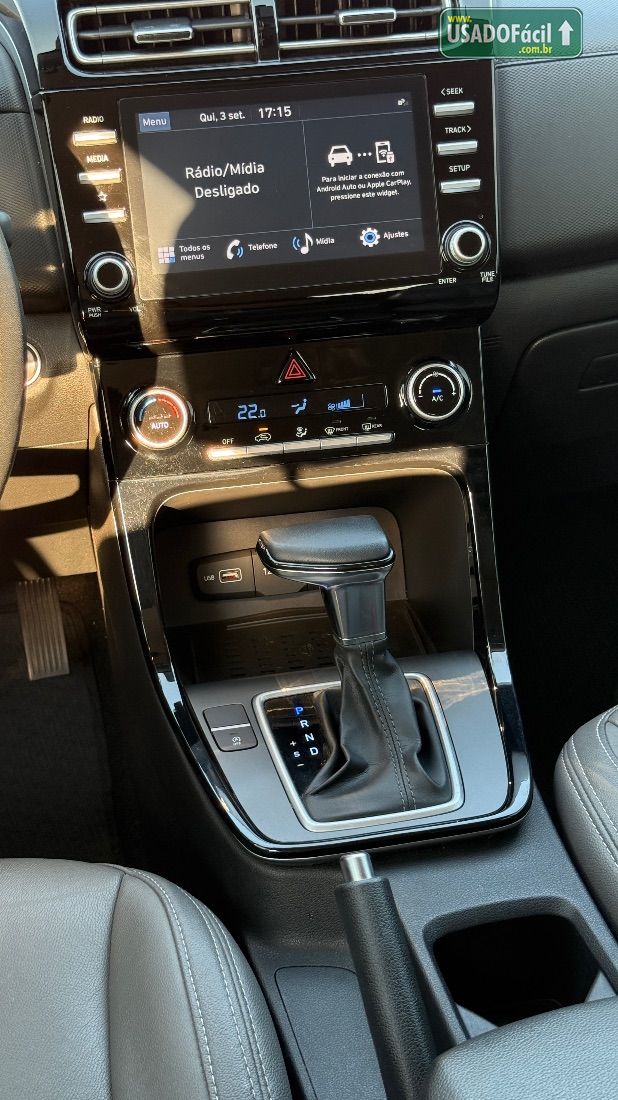 Hyundai Creta Limited 1.0 Turbo Automático Flex 2021/2022 — foto 11 de 19