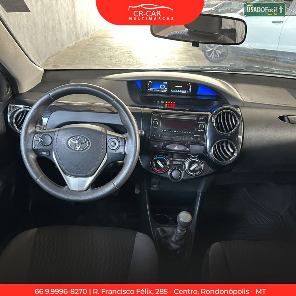 Toyota Etios Sedan X Plus 1.5 Mecânico Flex 2019/2019 — foto 8 de 14