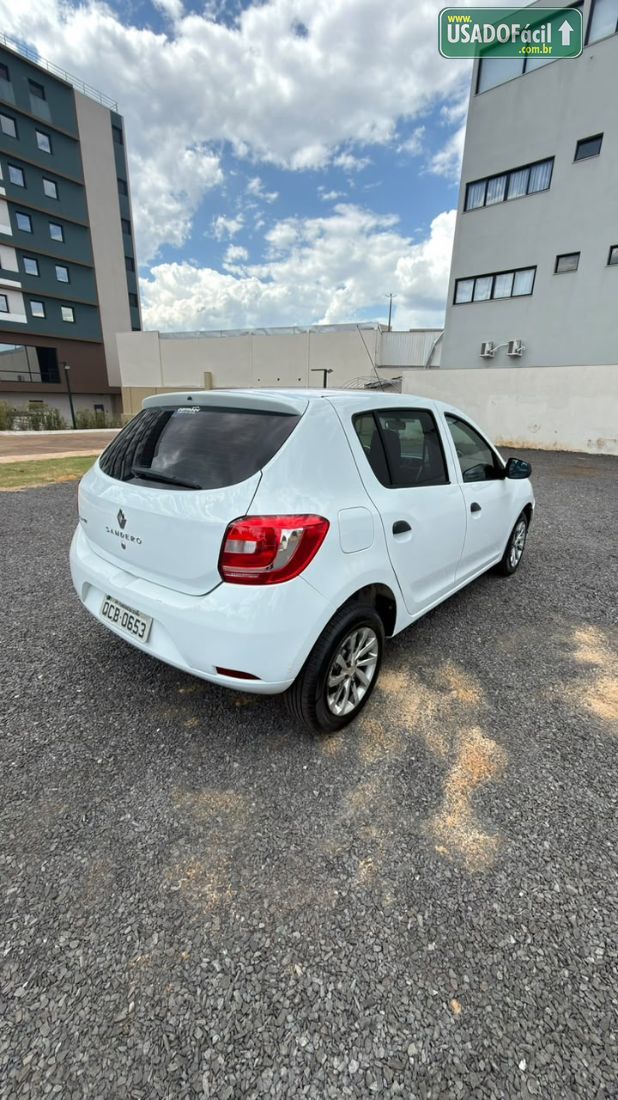 Renault Sandero Authentique 1.0 Flex 5P 2017/2018 — foto 7 de 11