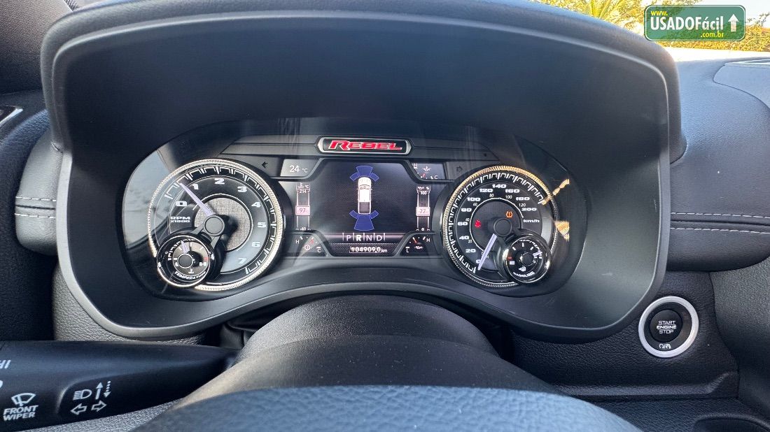 RAM Ram 1500 Rebel Hemi CD 5.7 V8 4x4 Automático 2022/2022 — foto 16 de 19