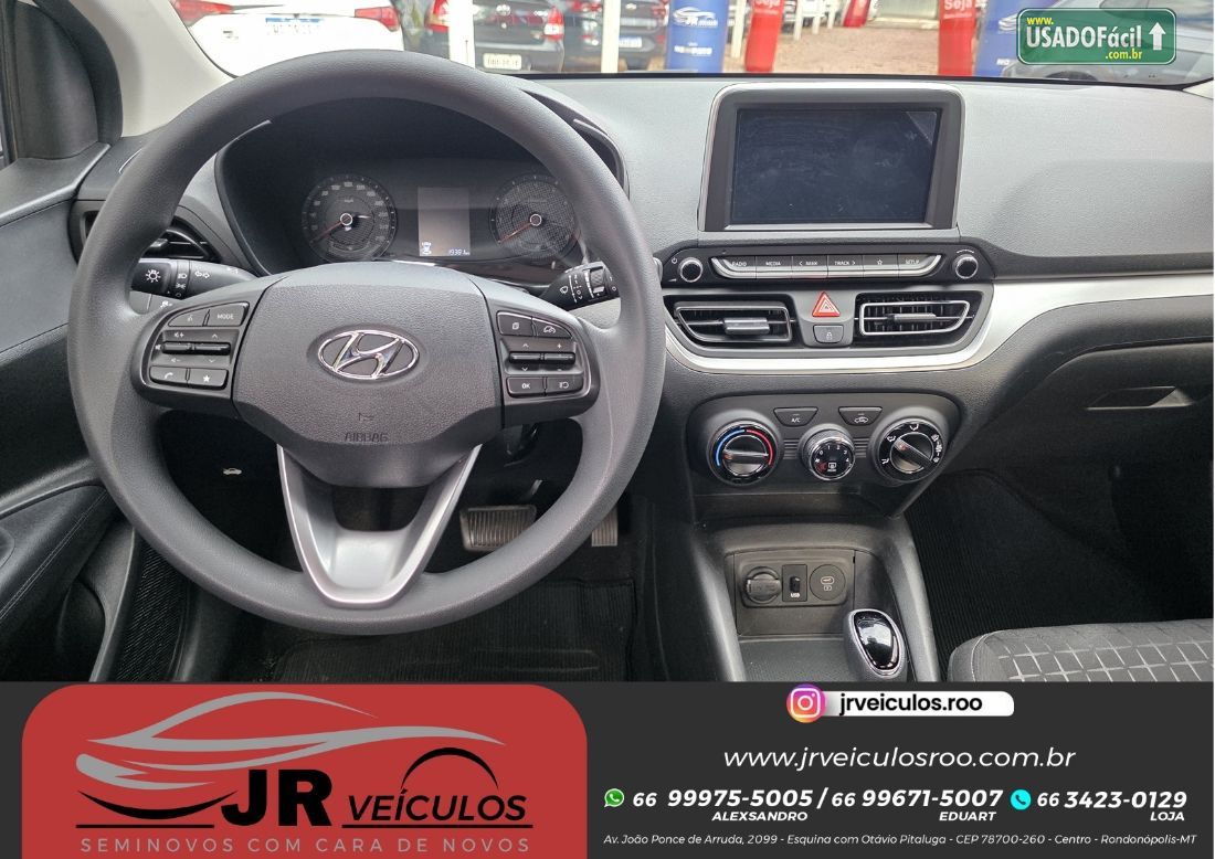 Hyundai HB20 Hatch Comfort 1.0 Turbo Automático Flex 2023/2023 — foto 12 de 15