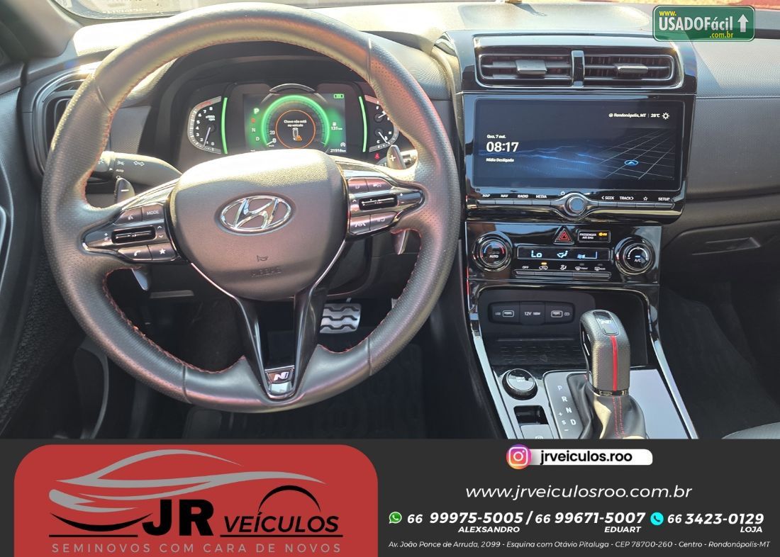 Hyundai Creta N Line 1.0 Turbo Automático Flex 2024/2025 — foto 12 de 15