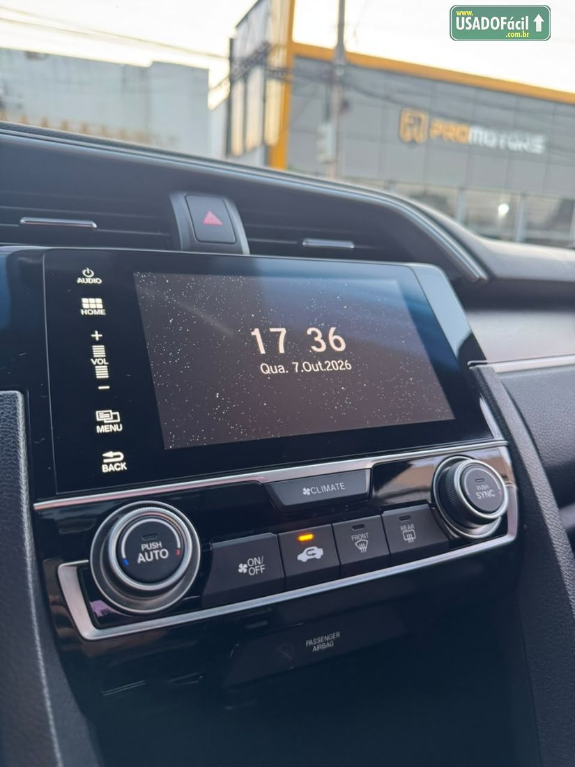 Honda Civic Sedan Touring 1.5 Turbo Automático 2018/2018 — foto 19 de 23