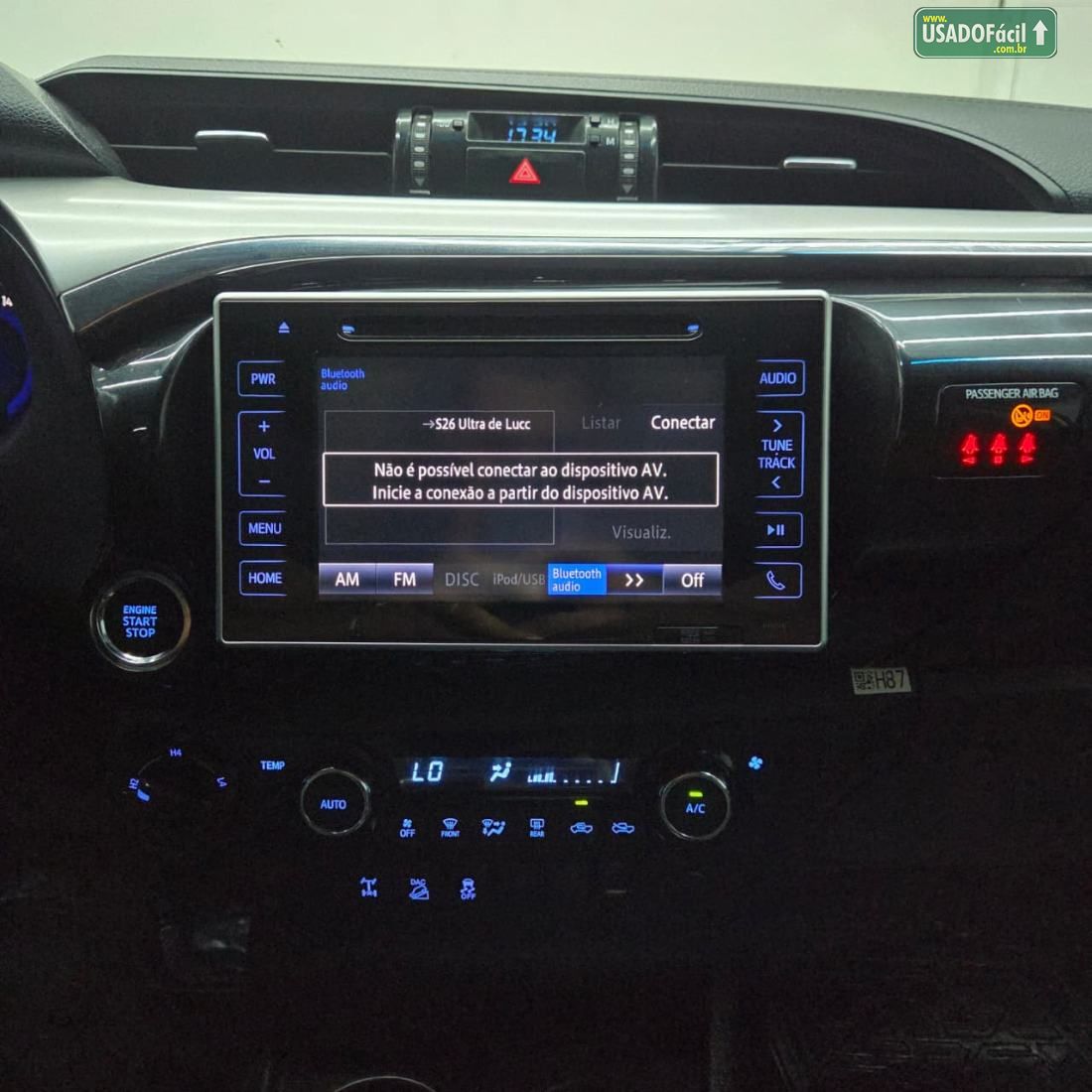 Toyota Hilux SRX CD 2.8 4x4 TDI Automático Diesel 2018/2018 — foto 20 de 28