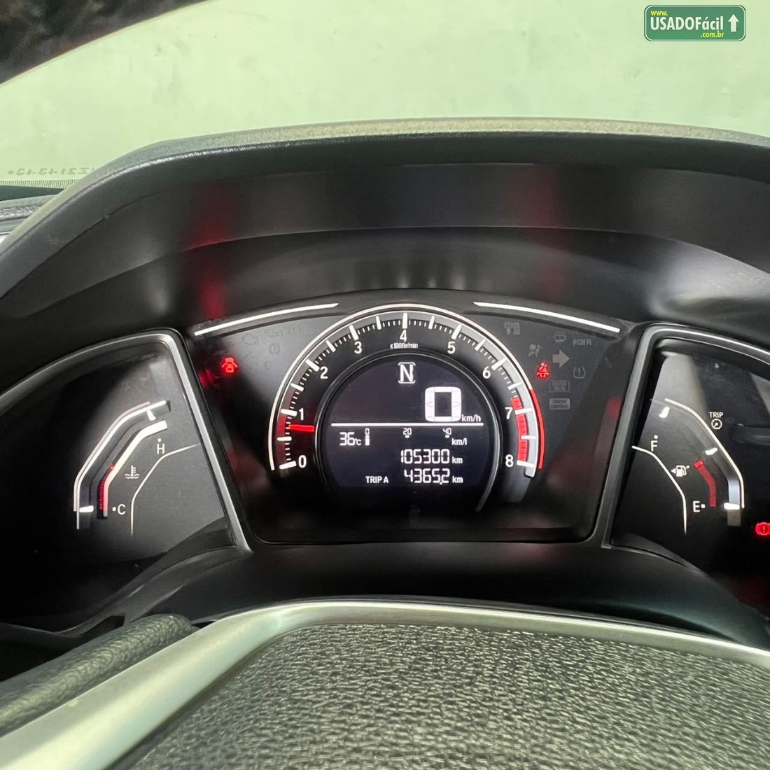 Honda Civic Sedan EX 2.0 Automático Flex 2018/2018 — foto 9 de 12