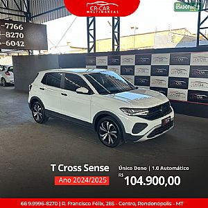 Volkswagen T-Cross Sense 200 TSI 1.0 Automático Flex