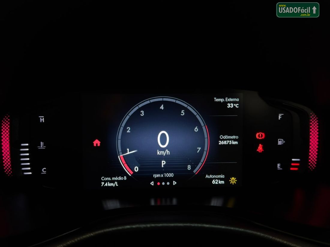 Fiat Toro Volcano 1.3 T270 4x2 Automático Flex 2025/2025 — foto 17 de 18