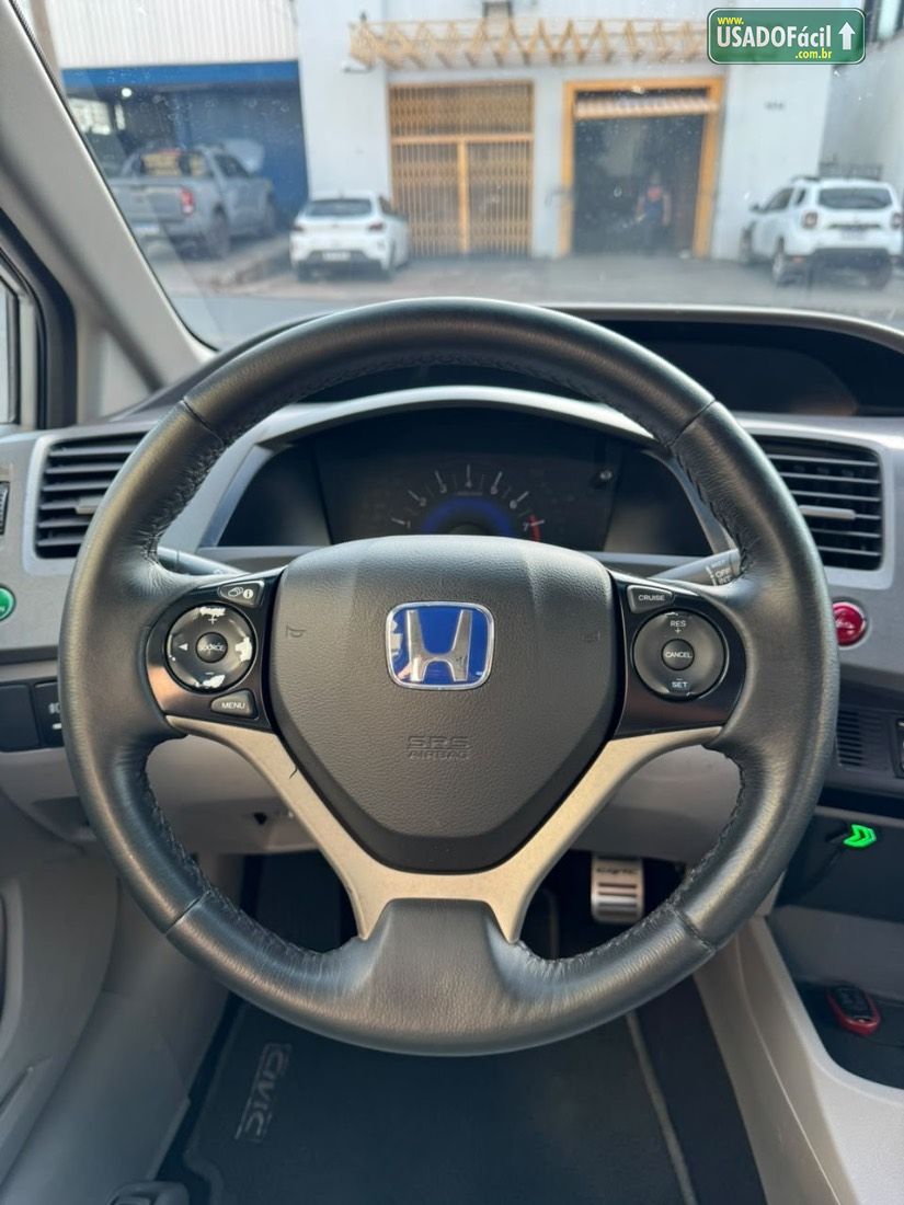 Honda Civic Sedan LXS 1.8 Automático Flex 2012/2013 — foto 9 de 12