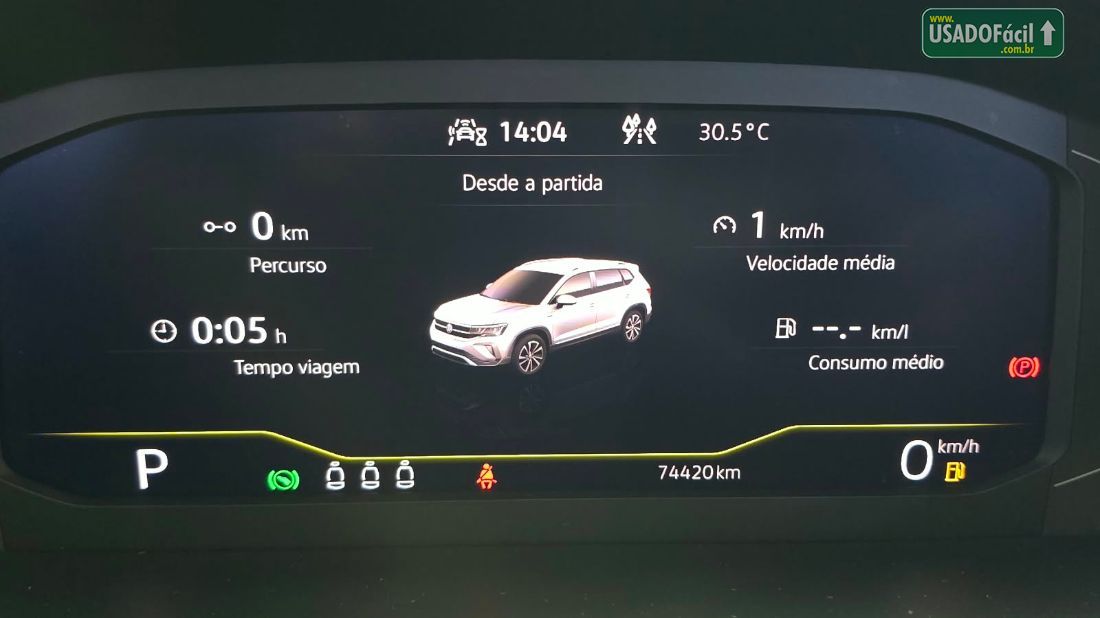 Volkswagen Taos Highline 250 TSI 1.4 Automático Flex 2021/2022 — foto 13 de 15