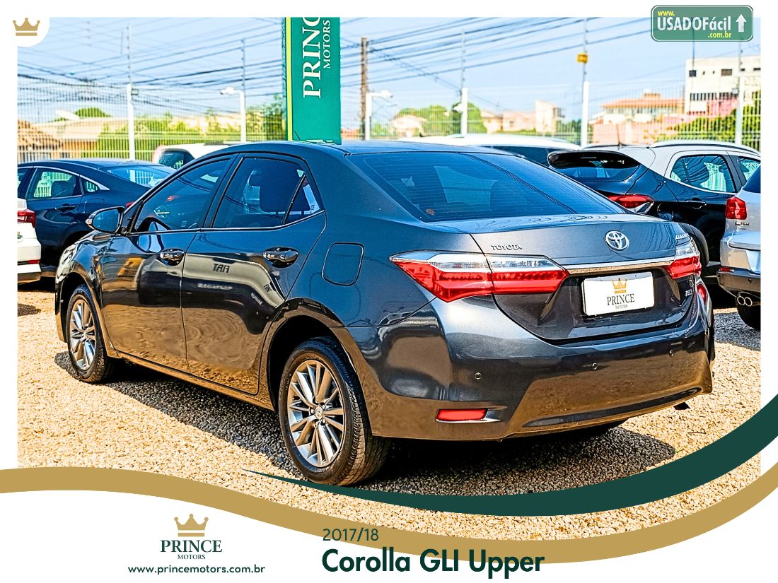 Toyota Corolla GLi Upper 1.8 Automático Flex 2017/2018 — foto 2 de 23