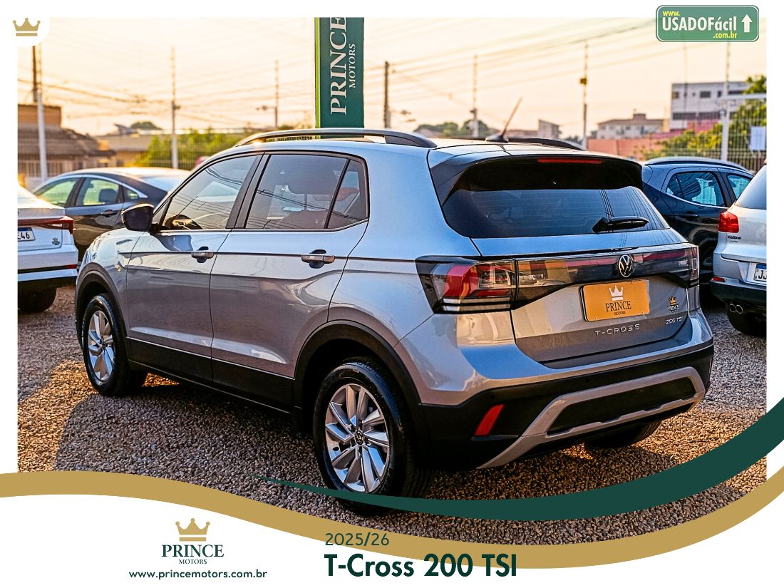 Volkswagen T-Cross 200 TSI 1.0 Automático Flex 2025/2026 — foto 2 de 22