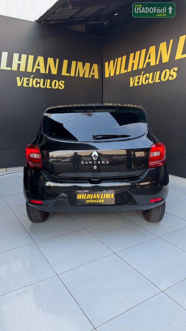 Renault Sandero Authentique 1.0 Flex 5P 2017/2018 — foto 6 de 9