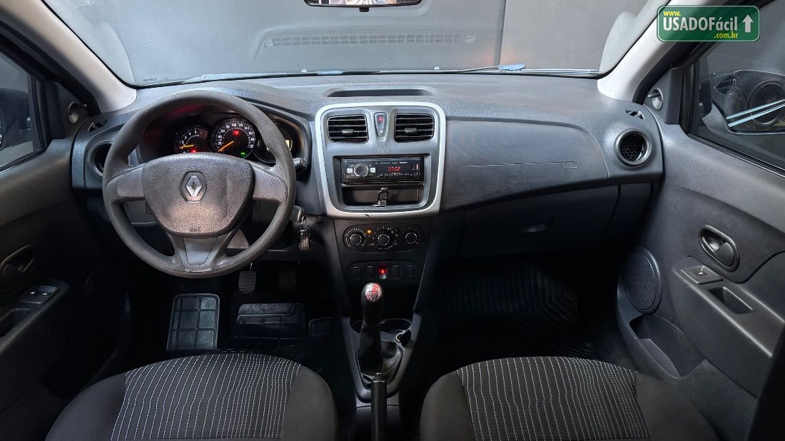 Renault Sandero Authentique 1.0 Flex 5P 2017/2018 — foto 7 de 9