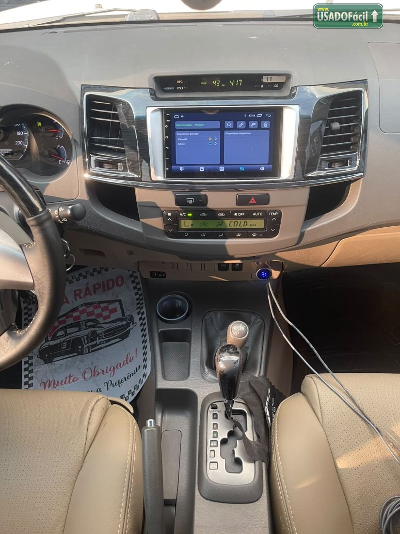 Toyota Hilux SRV CD D4-D 3.0 4x4 TDI Automático Diesel 2012/2012 — foto 8 de 11