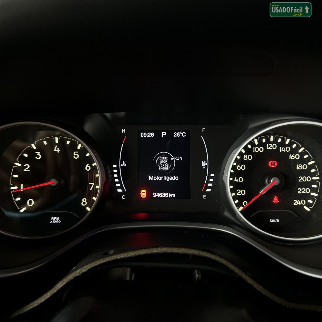 Jeep Compass Longitude 2.0 4x2 Automático Flex 2017/2018 — foto 6 de 10