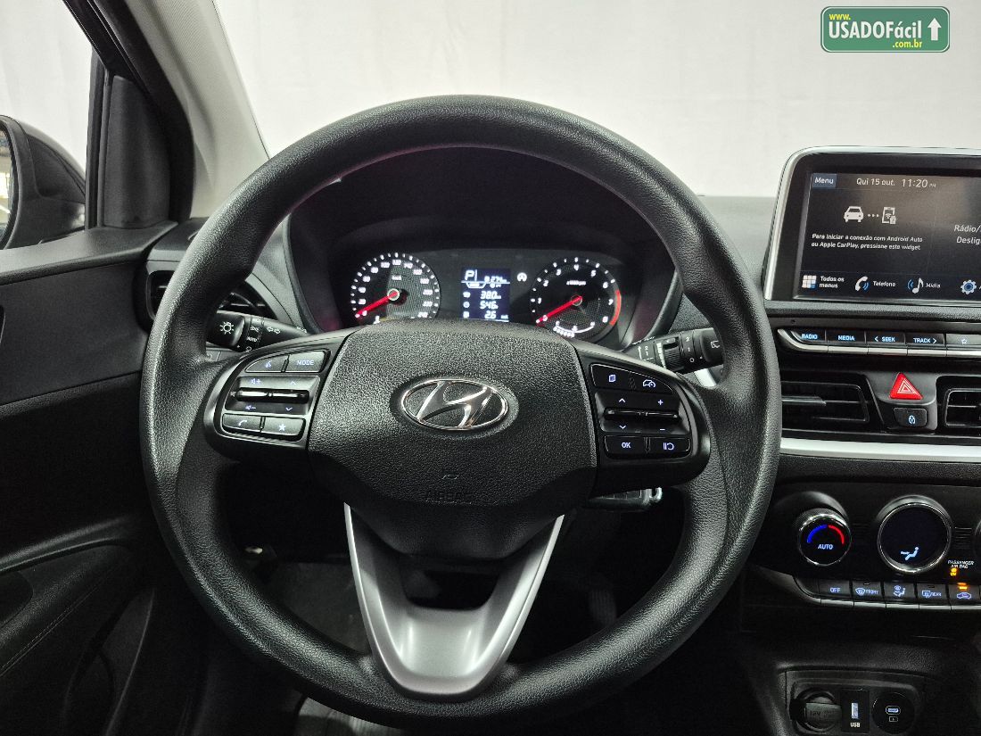 Hyundai HB20 Hatch Comfort Plus 1.0 Turbo Automático Flex 2025/2025 — foto 16 de 21
