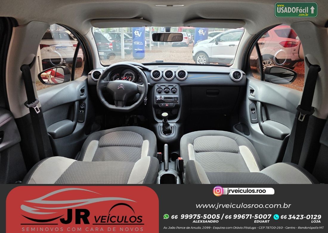 CITROEN C3 Origine Pure Tech 1.2 Mecânico Flex 2016/2017 — foto 10 de 15
