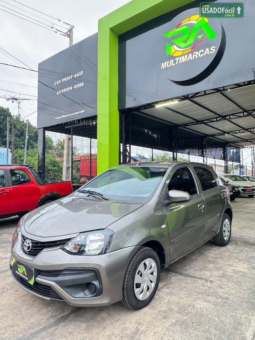 Toyota Etios Hatch X 1.3 Mecânico Flex 2018/2018 — foto 2 de 12