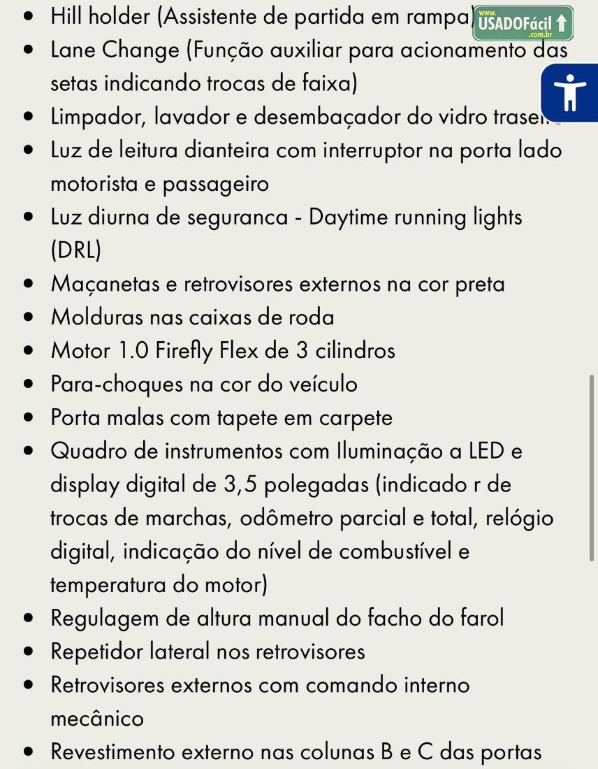 Fiat Mobi Trekking Flex 2026/2027 — foto 11 de 12