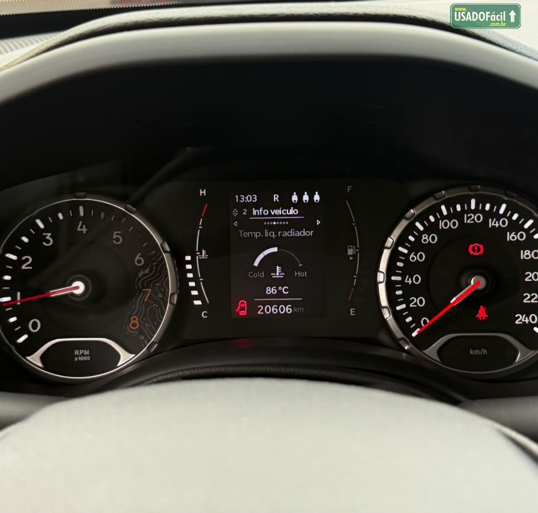 Jeep Renegade T270 1.3 Turbo 4x2 Automático Flex 2025/2025 — foto 11 de 11