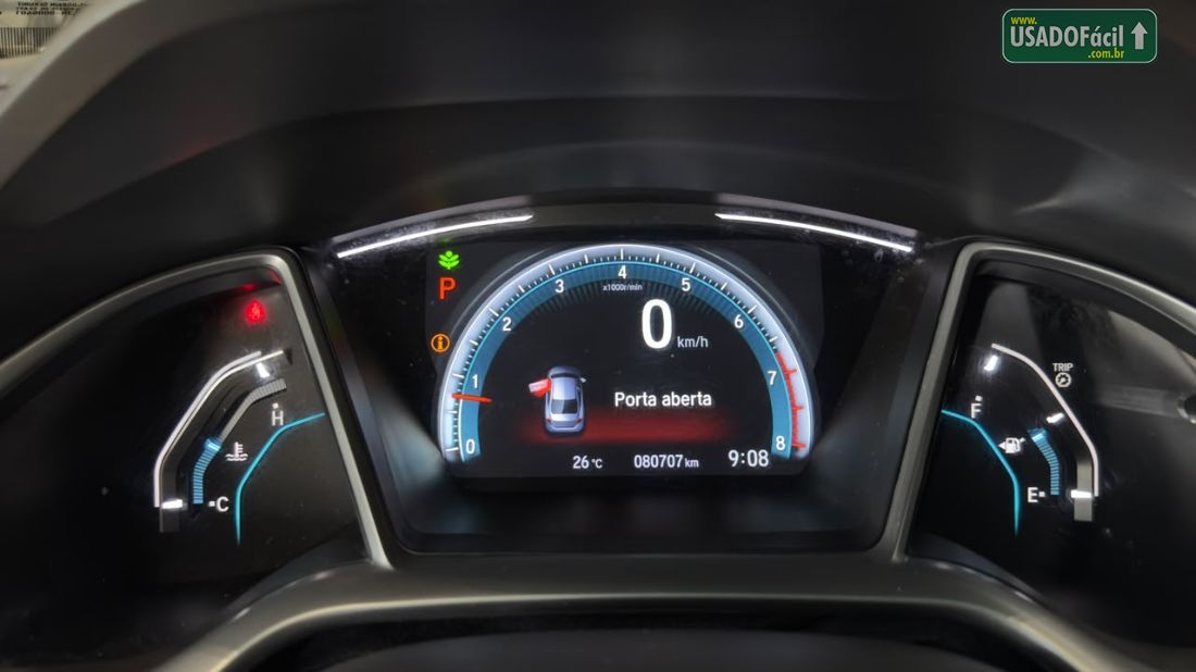 Honda Civic Sedan EXL 2.0 Automático Flex 2018/2018 — foto 11 de 13