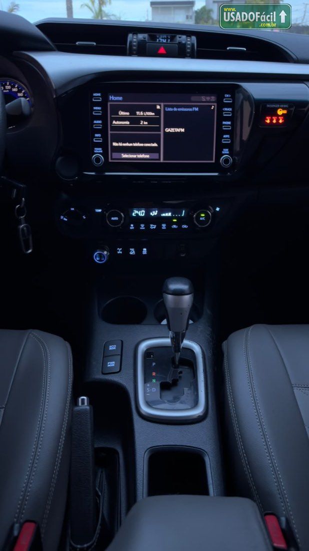 Toyota Hilux SR CD 2.8 4X4 TDI Automático Diesel 2019/2020 — foto 16 de 23