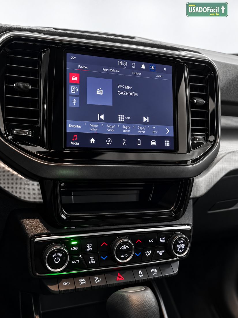 Fiat Toro Volcano 2.0 4X4 Turbo Automático Diesel 2024/2025 — foto 9 de 10