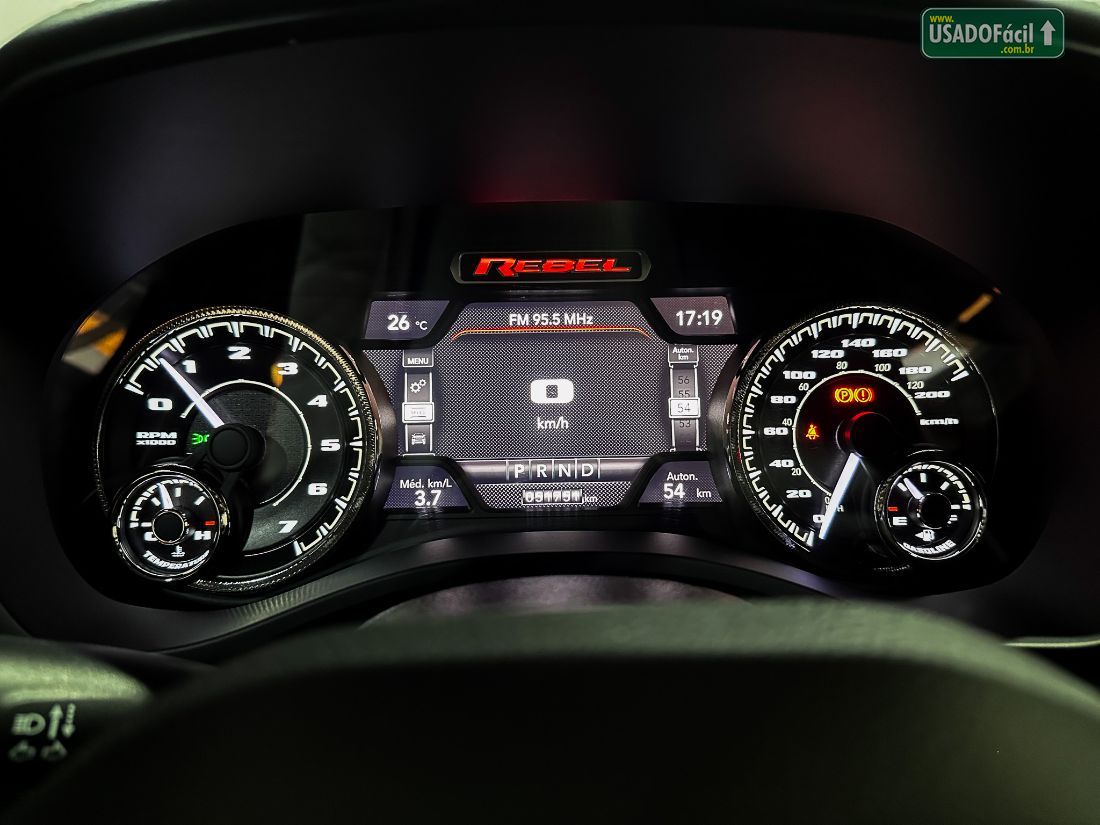 RAM RAM 1500 REBEL 5.7 HEMI CD V8 4X4 2022/2022 — foto 24 de 24