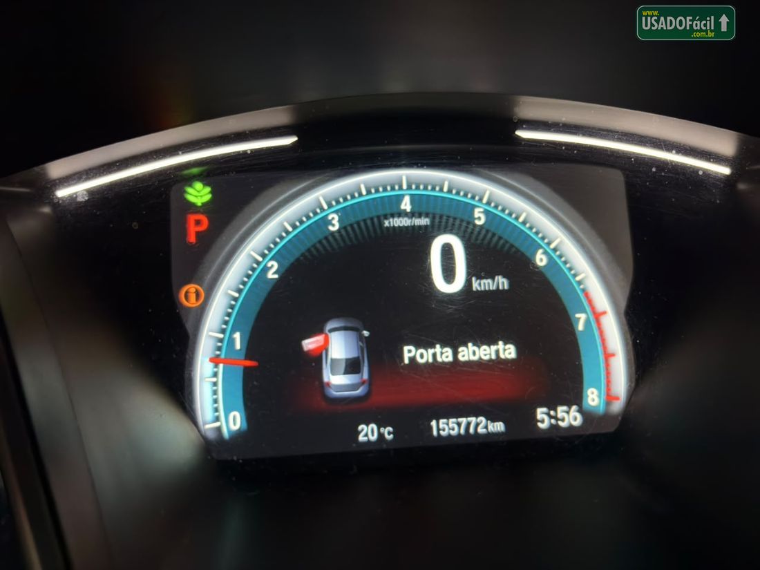 Honda Civic Sedan EXL 2.0 Automático Flex 2018/2018 — foto 10 de 12