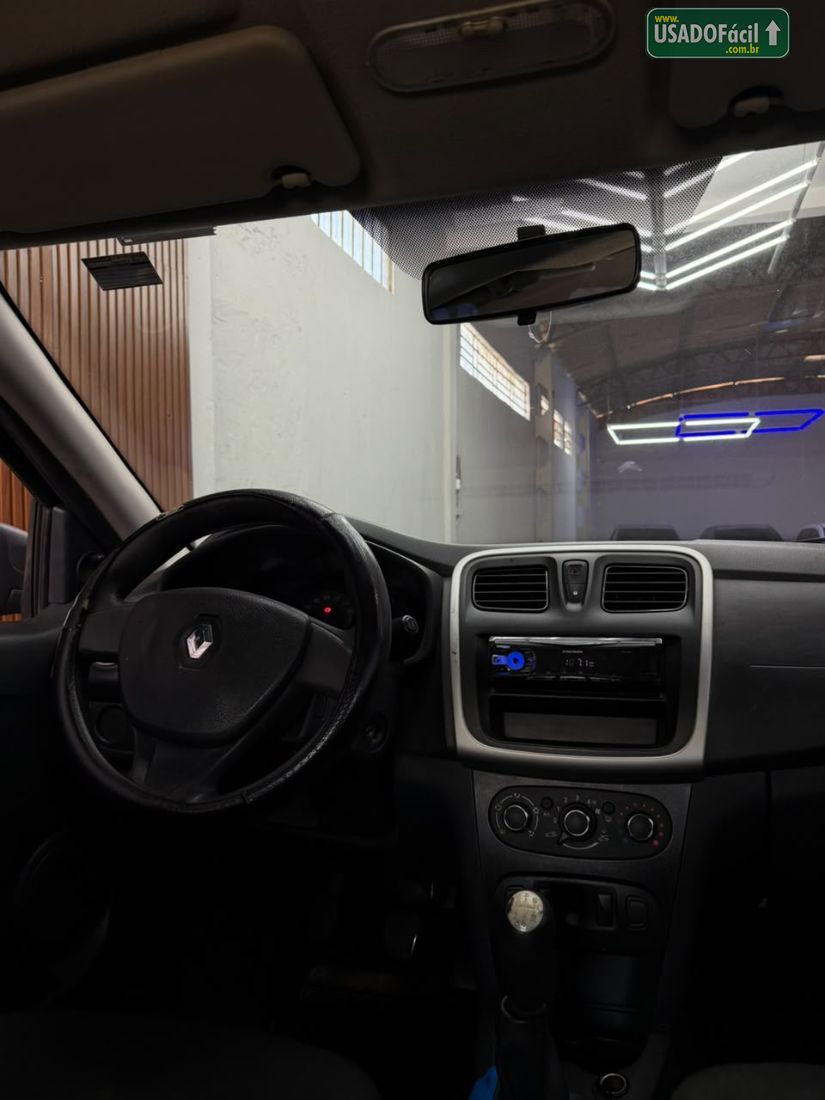Renault Logan Authentique 1.0 Flex 2018/2019 — foto 11 de 16