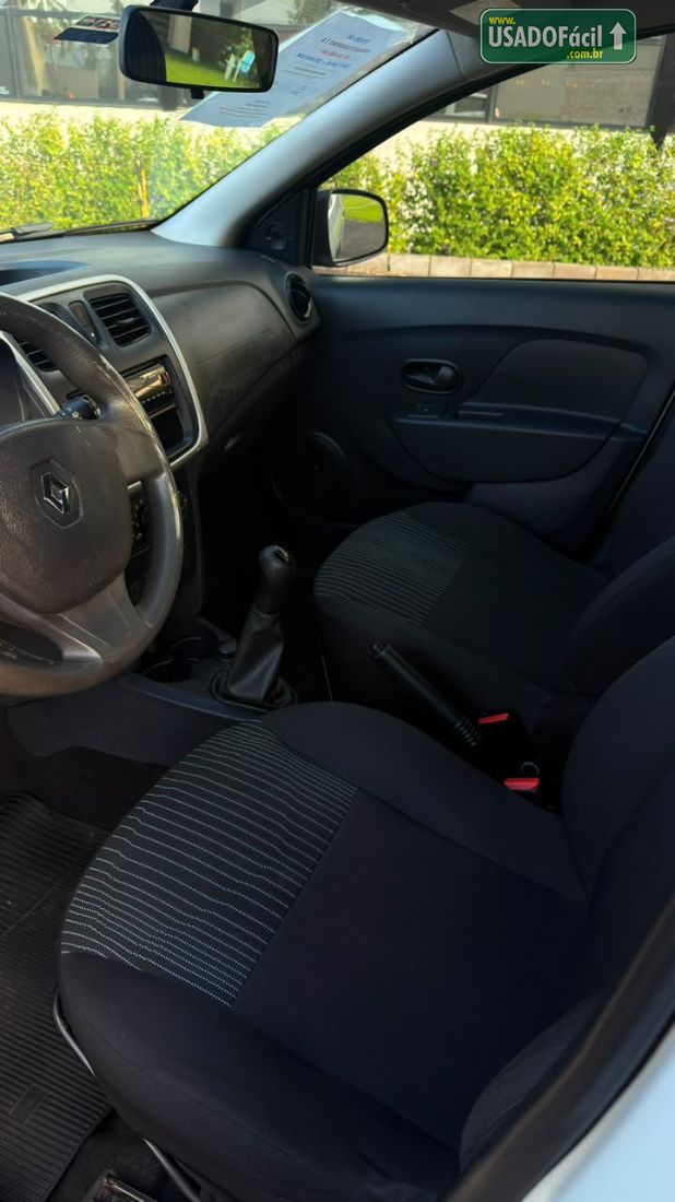 Renault Sandero Authentique 1.0 Flex 5P 2017/2018 — foto 13 de 13