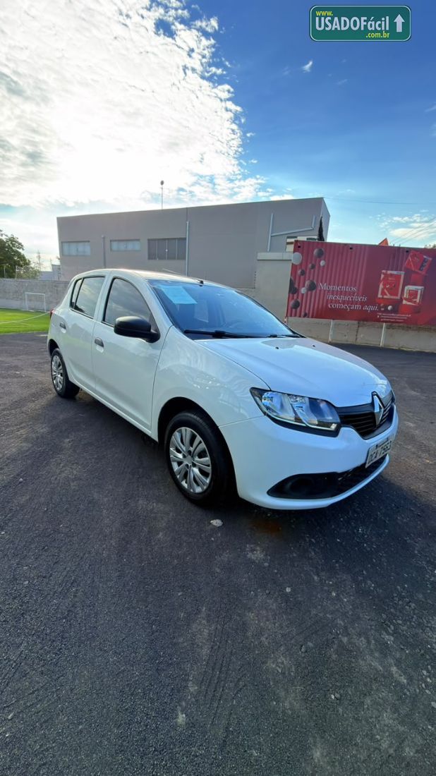 Renault Sandero Authentique 1.0 Flex 5P 2017/2018 — foto 2 de 13