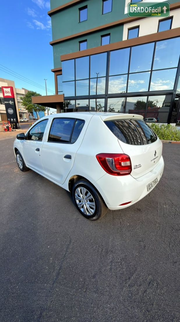 Renault Sandero Authentique 1.0 Flex 5P 2017/2018 — foto 6 de 13