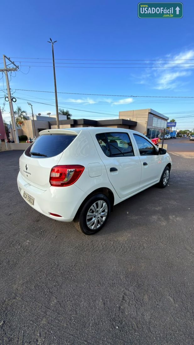 Renault Sandero Authentique 1.0 Flex 5P 2017/2018 — foto 7 de 13