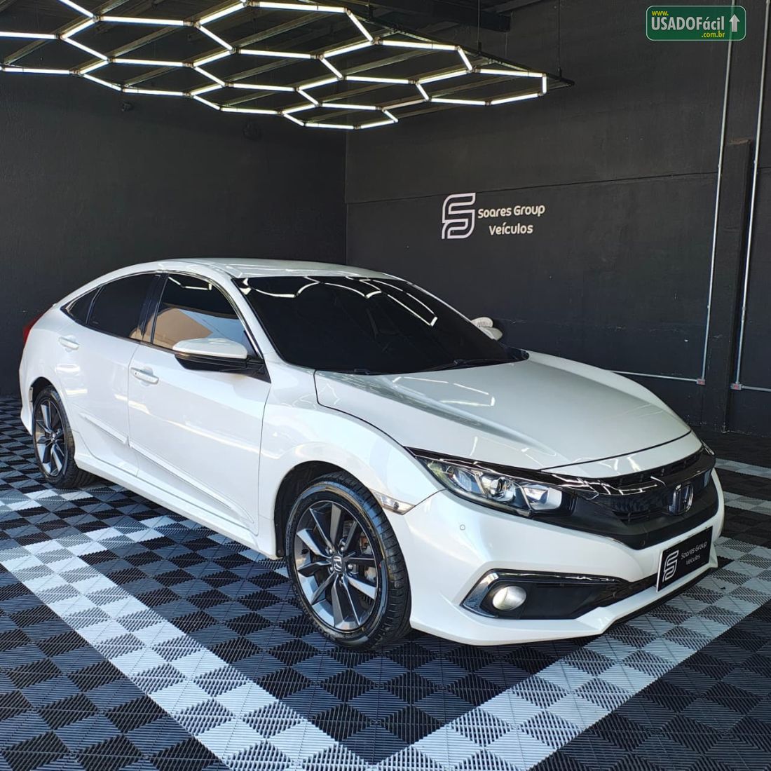 Honda Civic Sedan EXL 2.0 Automático Flex 2020/2020 — foto 3 de 12