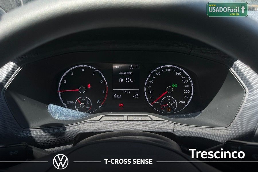 Volkswagen T-Cross Sense 200 TSI 1.0 Automático Flex 2024/2024 — foto 4 de 6