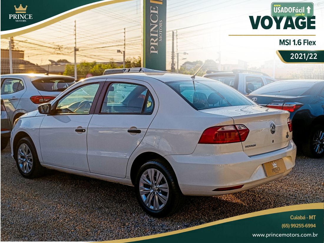 Volkswagen Voyage 1.6 MSI Flex 2021/2022 — foto 2 de 12