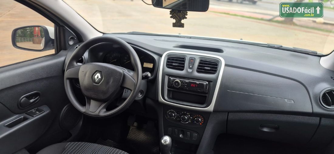Renault Sandero Authentique 1.0 Flex 5P 2017/2017 — foto 14 de 15