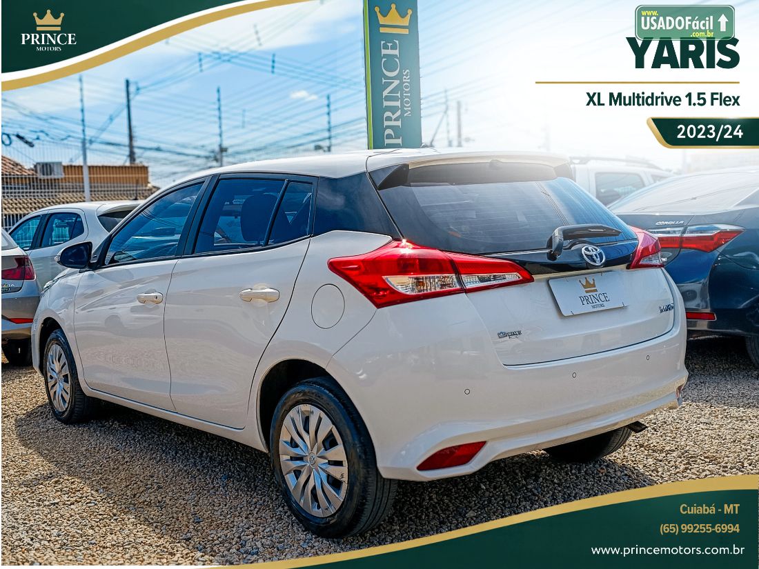 Toyota Yaris Hatch XL 1.5 Automático Flex 2023/2024 — foto 2 de 16
