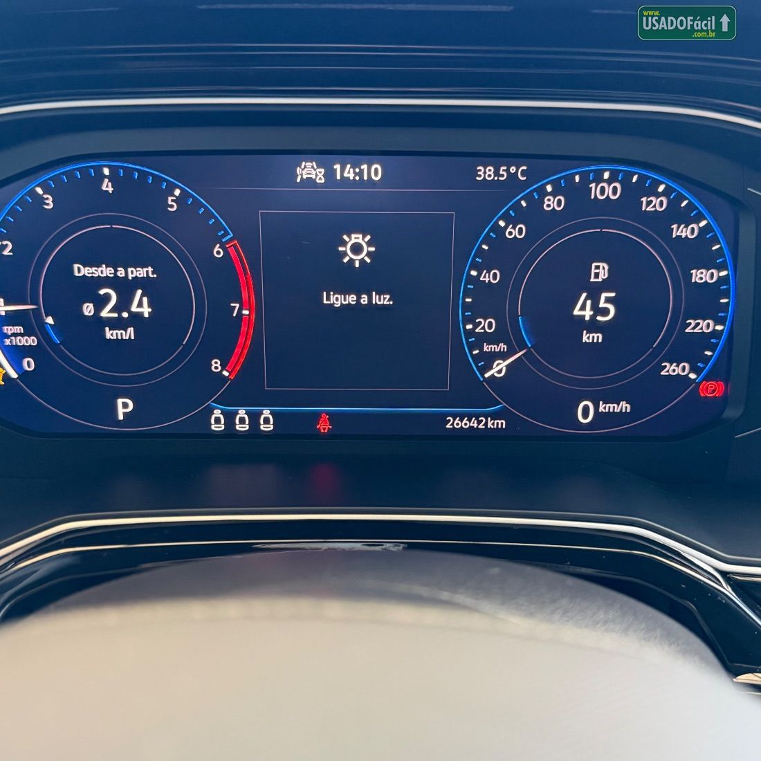 Volkswagen Nivus Highline 200 TSI Automático Flex 2023/2023 — foto 10 de 10